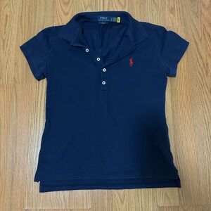 Polo by Ralph Lauren Navy Blue Polo Shirt size S